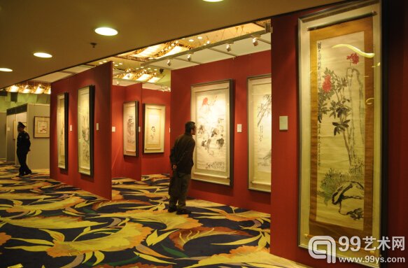 北京荣宝2014年秋季拍卖会预展现场