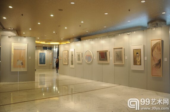 北京荣宝2014年秋季拍卖会预展现场-当代水墨