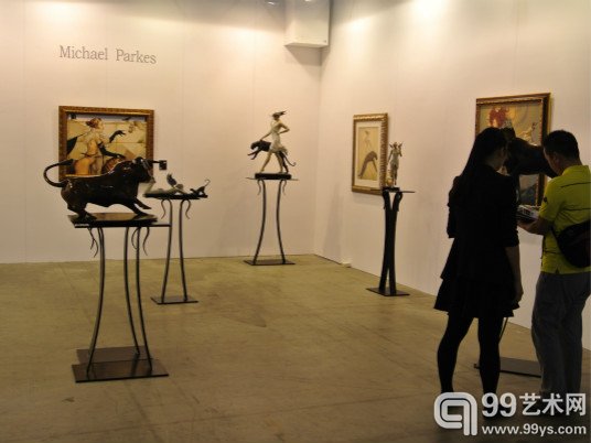 蛙人艺术展位