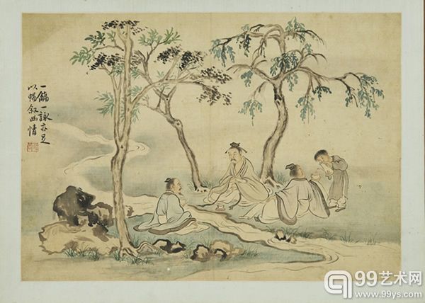 华嵒（1682-1756）《神妙秋豪册》	