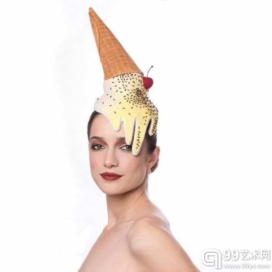 以假乱真！艺术家奇思妙想打造美食帽饰