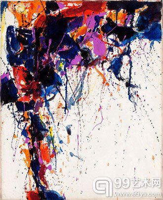 Sam Francis, 《Untitled (SFF.262)》1958