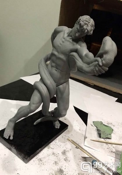 用3D打印精准复制维多利亚时代经典雕塑