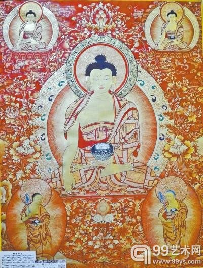 扎西尖措唐卡作品