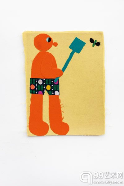烟囱 Yan Cong_剪纸 Paper Cutting_纸上拼贴 collage on paper_14.7 × 10.5cm_2014