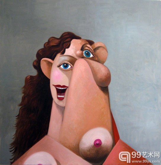 George Condo The Banker`s Wife, 2011