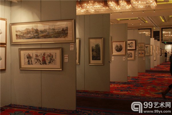 中贸圣佳2014秋拍预展现场