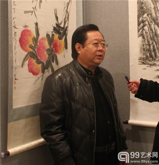 中国民族画院副院长刘存惠先生接受采访