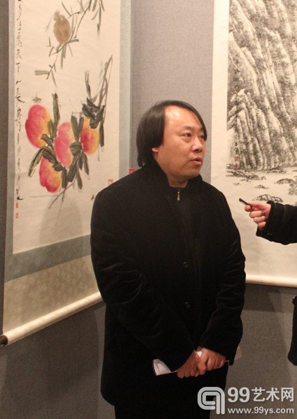 北京师白艺术研究会秘书长李笑天先生接受采访