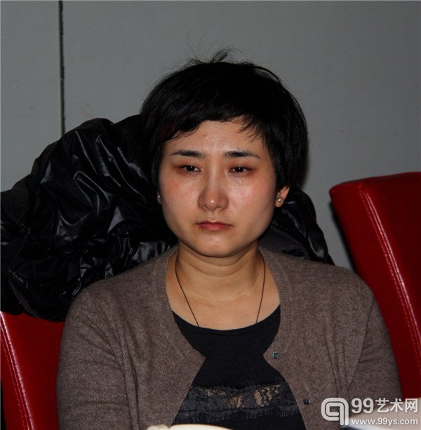 参展艺术家 高茜（研讨会现场）