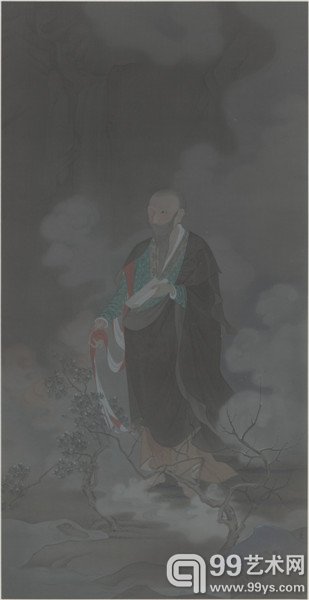郝量 一瞬 绢本重彩 68×133cm 2014年
