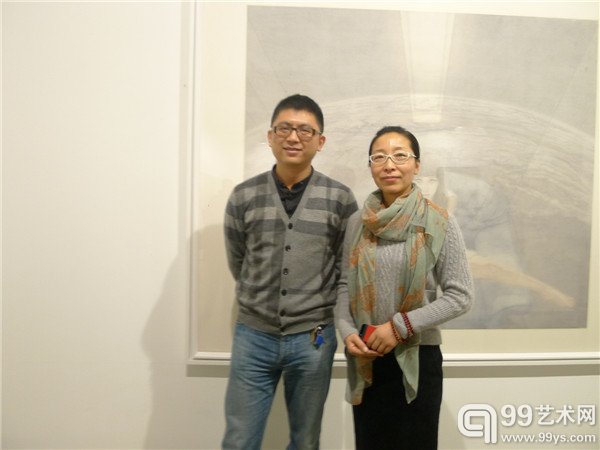 艺术家郑庆余及马丽洁女士