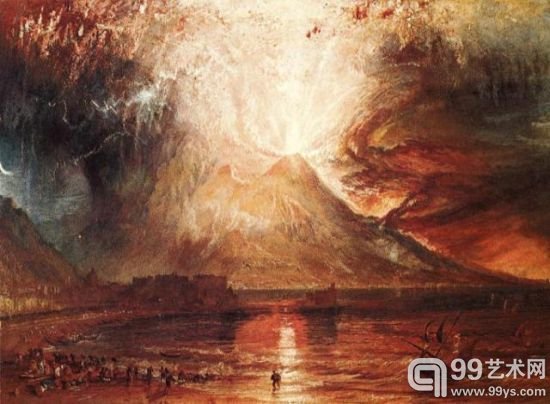 《维苏威火山的爆发》