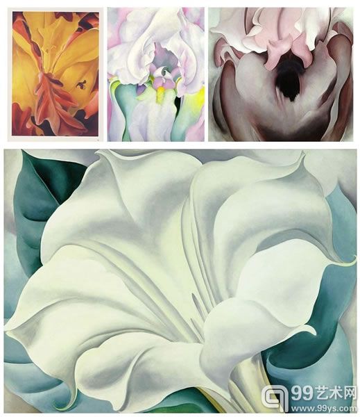 欧姬芙的画作一看就是正常人的视角啊