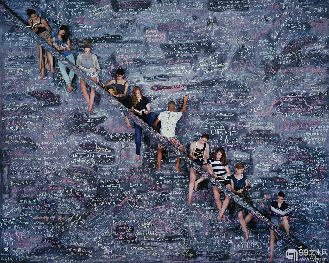 同一个梦想,180x225cm,c-print,Wang+Qingsong,2014