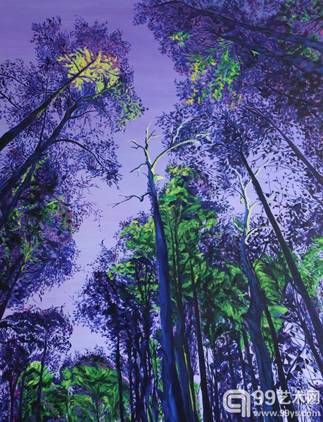《暗夜精灵》 155cm×200cm 布面油画 2014