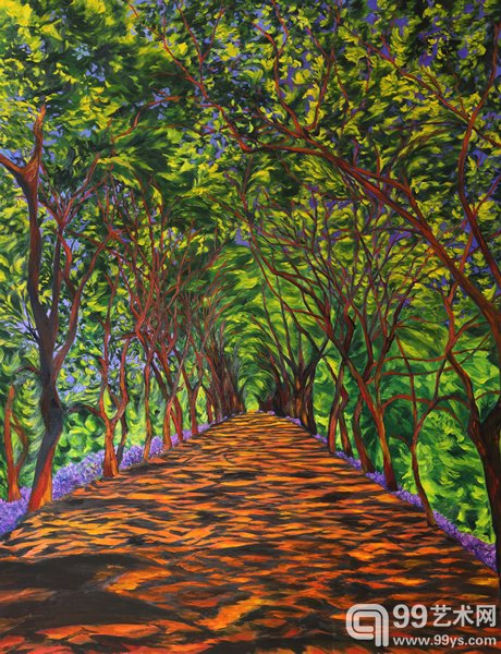 《温榆河畔之八》 155cm×200cm 布面油画 2014