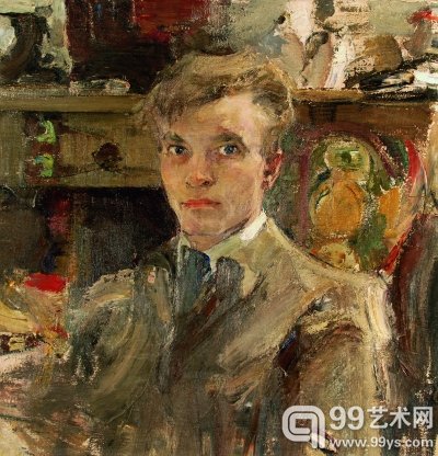 自画像（油画） 尼古拉·菲钦