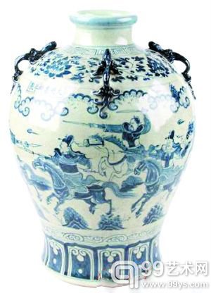 方先生被估价1680万的青花罐