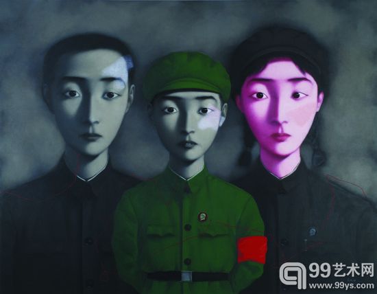 张晓刚《血缘大家庭3号》