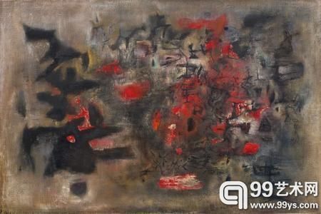 赵无极《秋之舞》