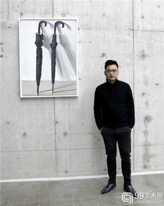 投资人邵继铨先生在展览现场