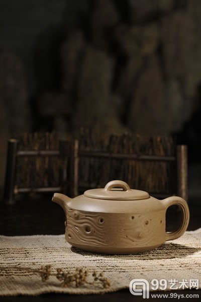 张正中制 陶木壶