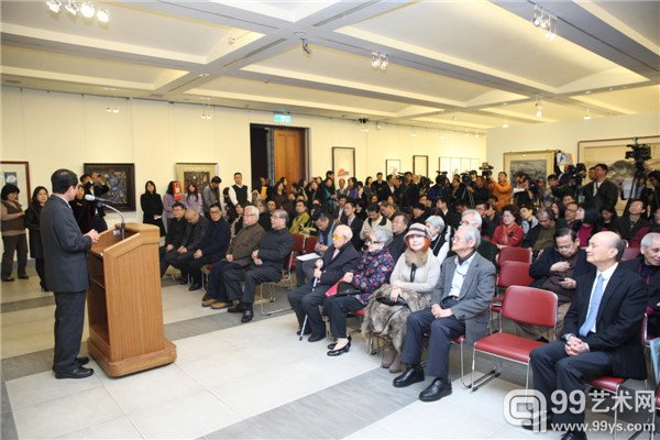 “迁想妙得─中国近现代书画撷萃”展览开幕现场
