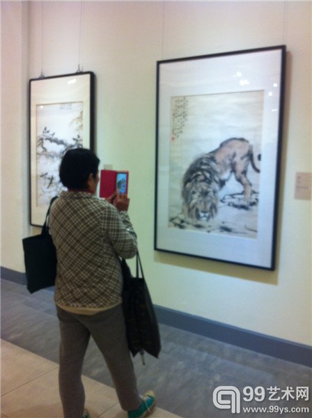 “迁想妙得─中国近现代书画撷萃”展览现场