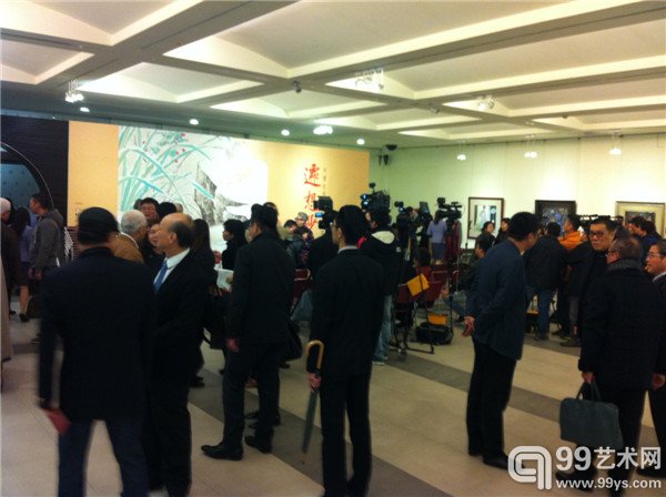 “迁想妙得─中国近现代书画撷萃”展览现场