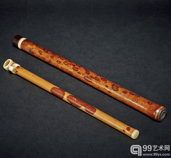 斑竹香筒 香妃竹 附供箱