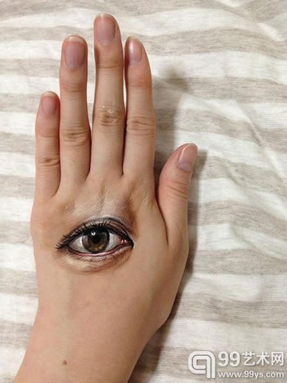 日本艺术系的学生Chooo San人体艺术作品