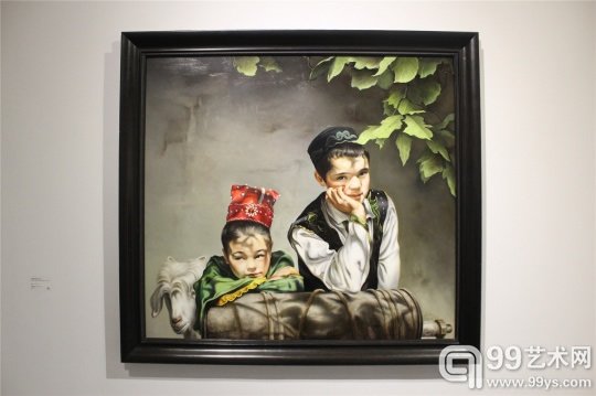 徐帆《树荫下的三少年》 
