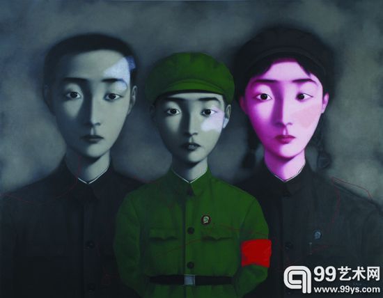 张晓刚《血缘大家庭3号》