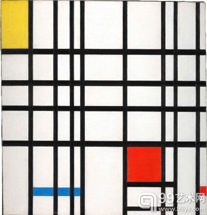 Piet Mondrian, Composition with Yellow, Blue and Red 1937–42