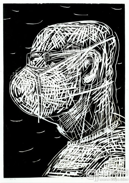 版画 2003 木版画十号
