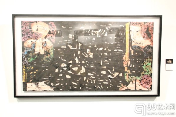 童振刚 心经系列之二 纸本设色 80x150cm 2013年作