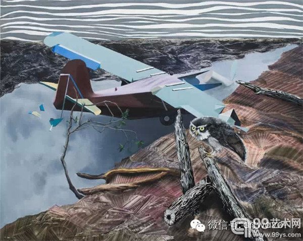 张木【小事件】120x150cm 布面油彩 2013
