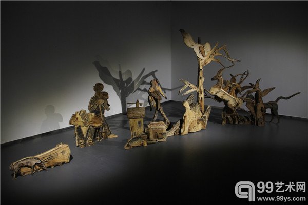 最佳作品奖由王朝勇的木雕作品《速写》获得