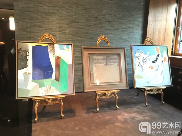 拍卖的三幅作品