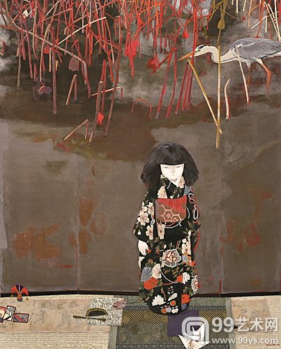 油画——福田朝子「转瞬之间」