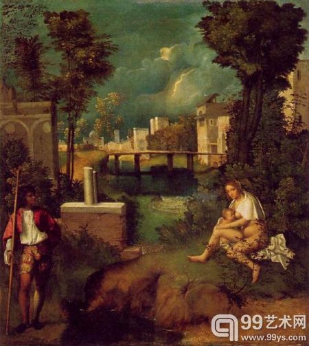 乔尔乔内作品《暴风雨》(1508)