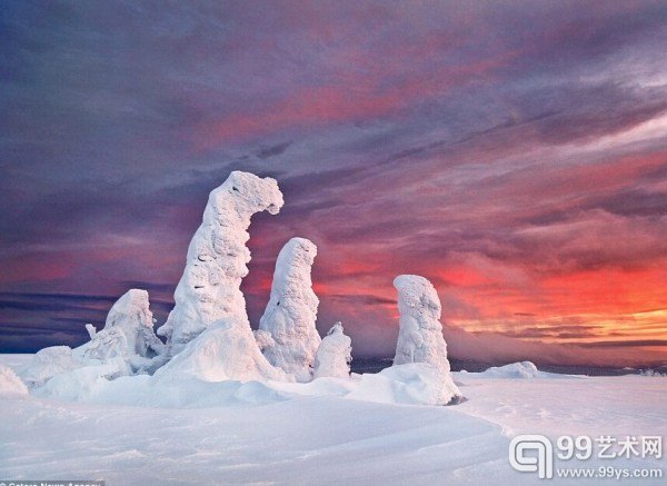 摄影师零下35度拍的俄罗斯冰雪世界