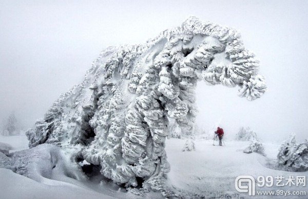 摄影师零下35度拍的俄罗斯冰雪世界