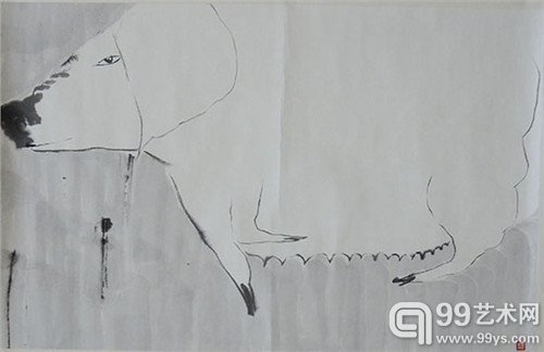 亥 尺寸69x43cm创作年代 2014年