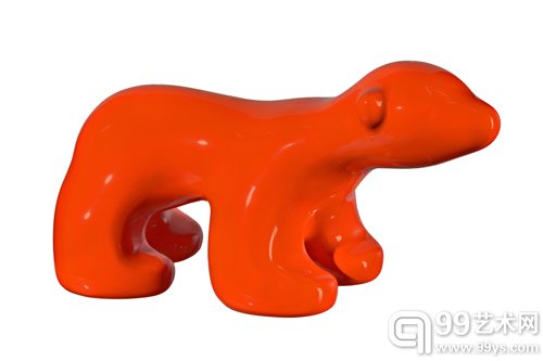 `My Beautiful Polar Bear (Orange)`, Scott Redford, Fireworks Gallery, 澳洲, 房间 4321