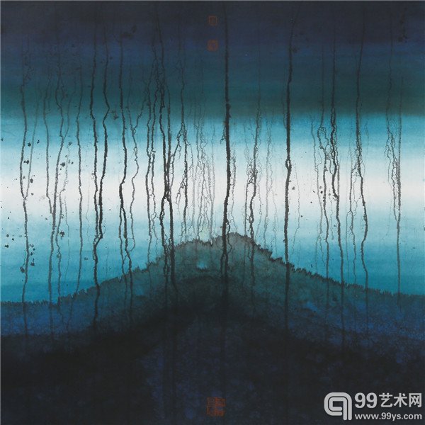 《窗痕》68cm×68cm