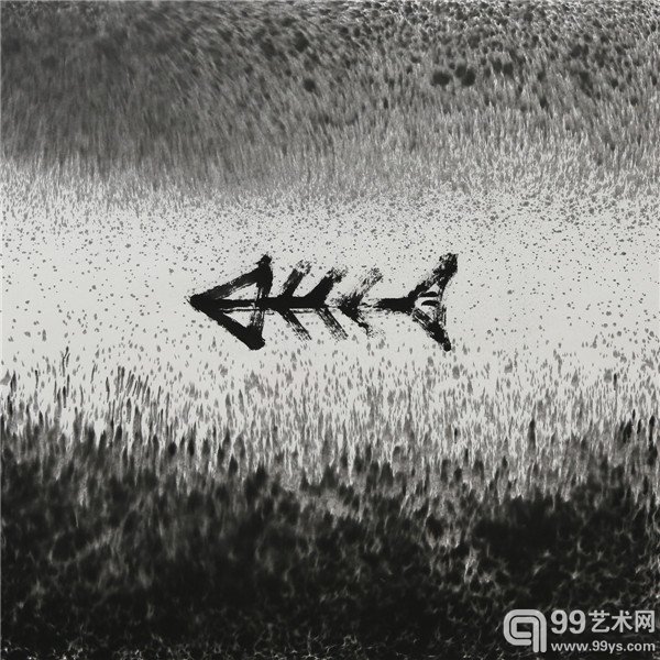 《时间》68cm×68cm