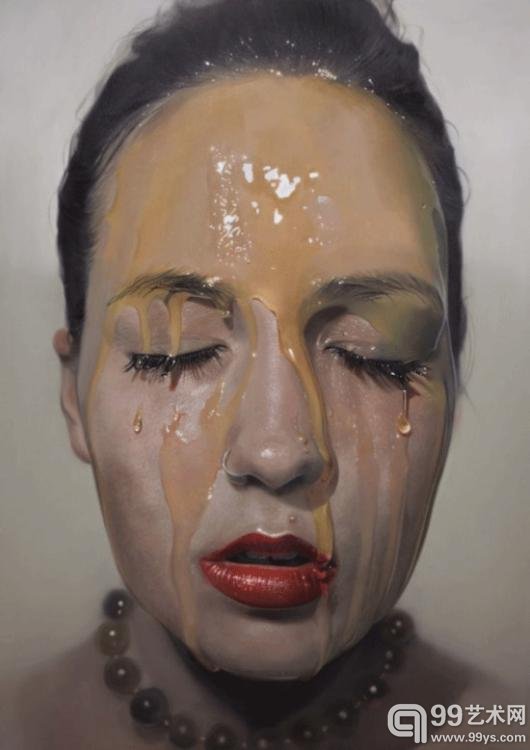 德国艺术家创作人像油画 立体感十足犹如真人