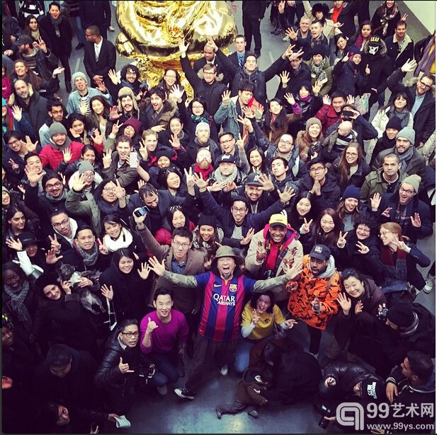 村上隆在Instagram上贴出的照片
